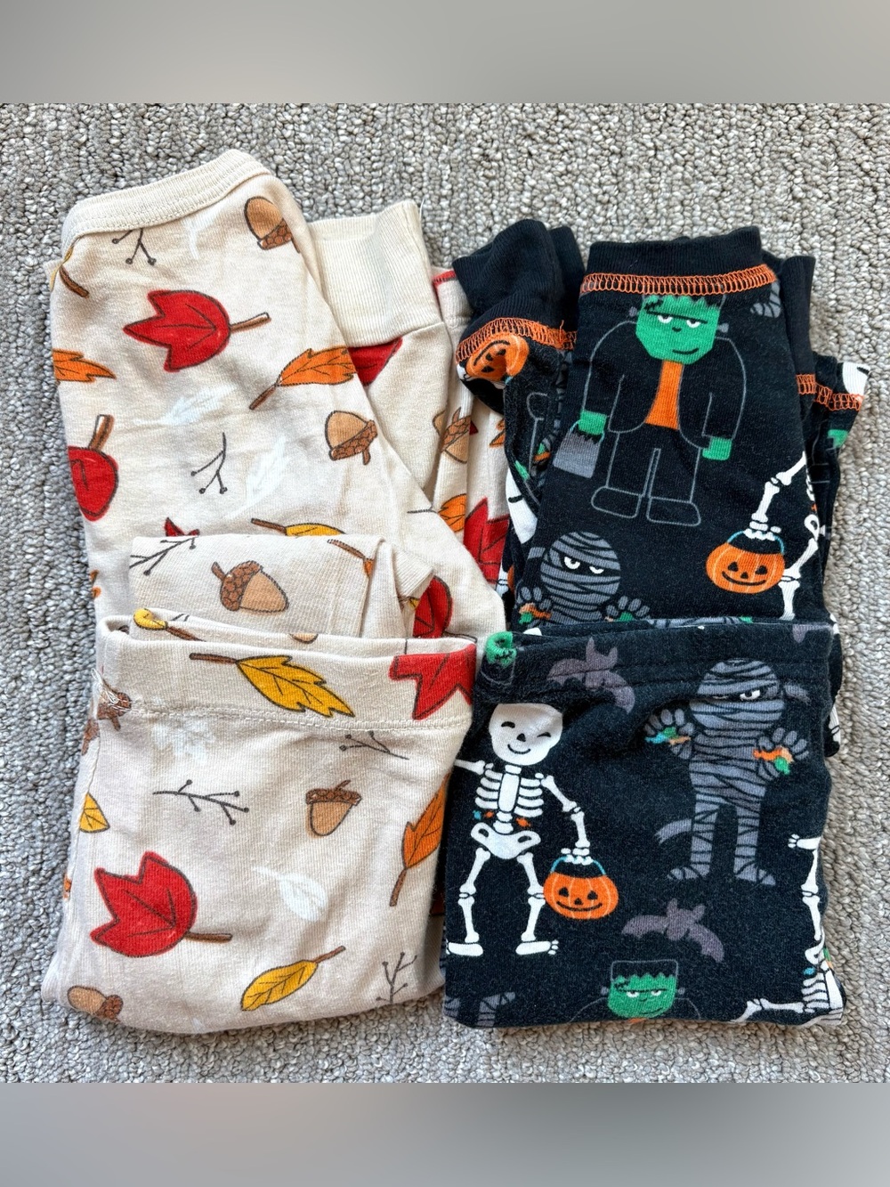 Boys Fall Halloween Pajamas 3t*